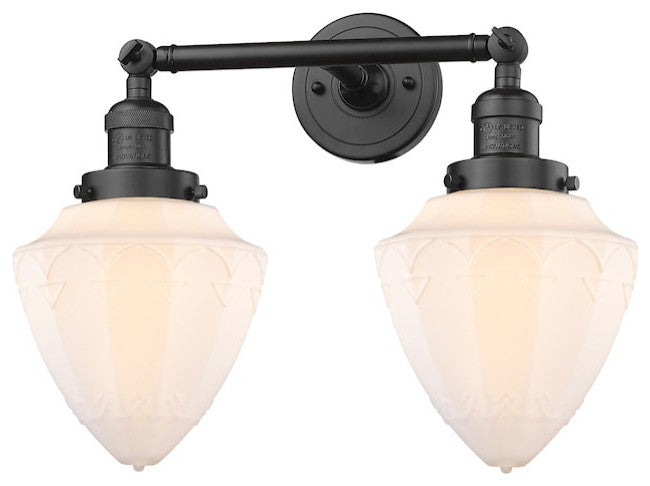 Innovations 208-OB-G661-7 2 Light Bath Vanity Light, Oil Rubbed Bronze