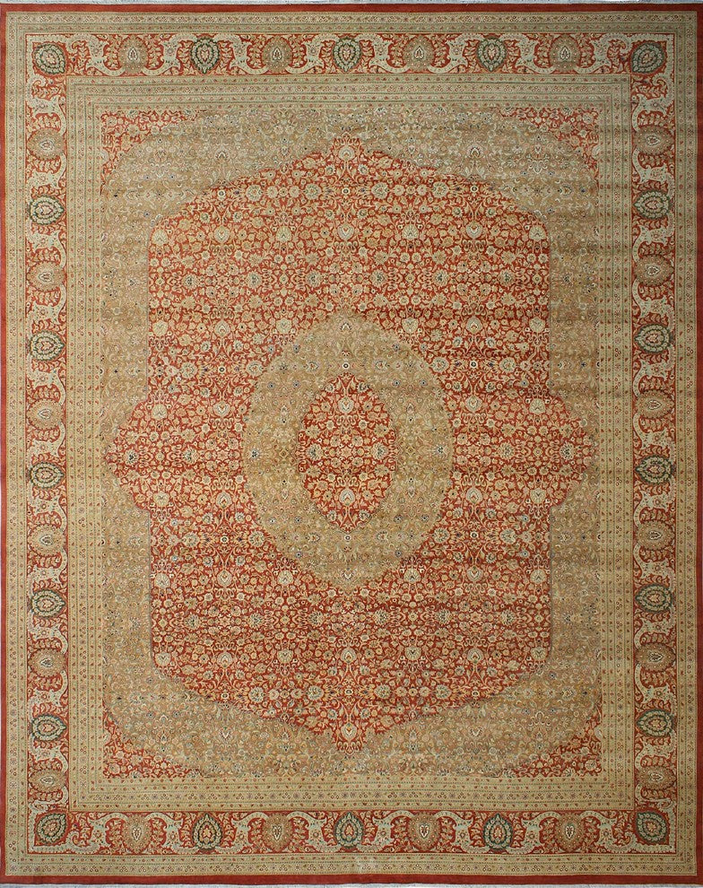 Versailles Abir Rust Rug 15''9"x20''11"
