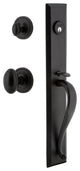 Ageless Iron Keep 1-Piece Dummy Handleset With Grip, Loch Rosette and Aeg Knob