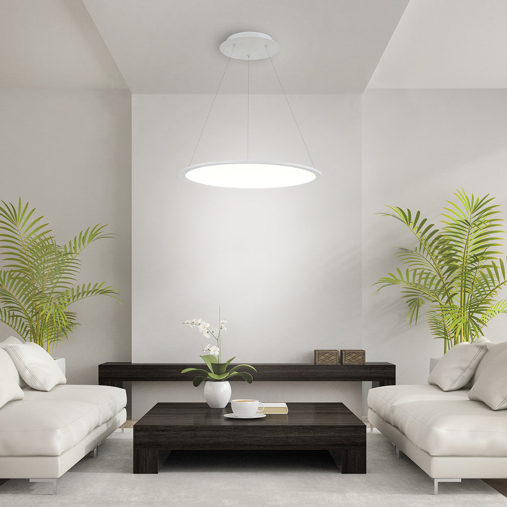 WAC Lighting Illusion 35in LED Pendant in Titanium