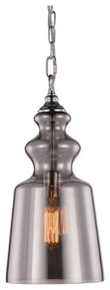 Elegant Lighting Champlain Collection Pendant, Chrome