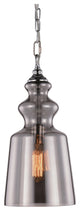 Elegant Lighting Champlain Collection Pendant, Chrome