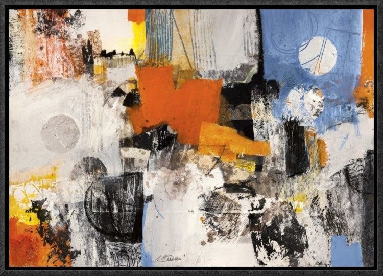 "Youth" Framed Canvas Giclee by Arthur Pima, 17x12"