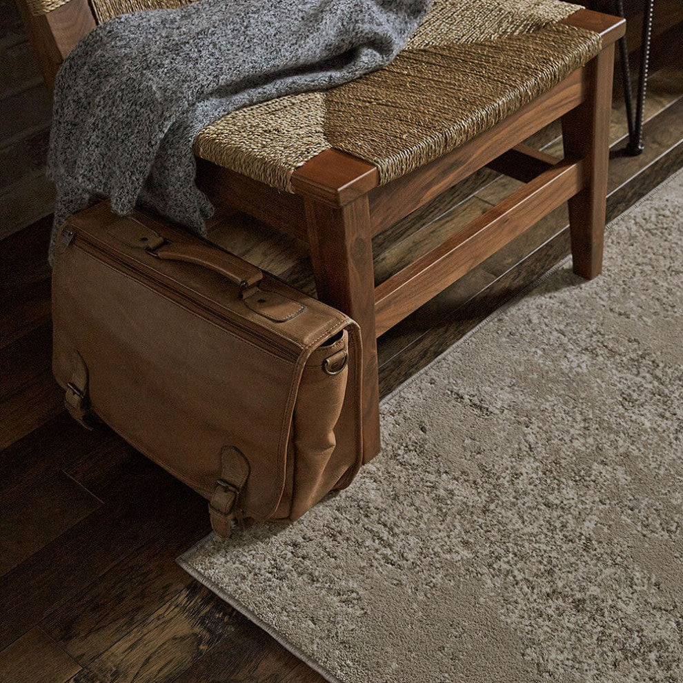 Tavares Distressed Indoor Carpet Area Rug, Weathered, 12x11