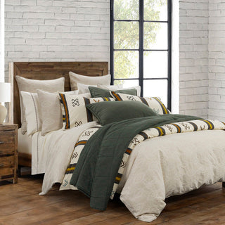 Toluca Canvas Duvet Cover Set, 3 Piece, Queen