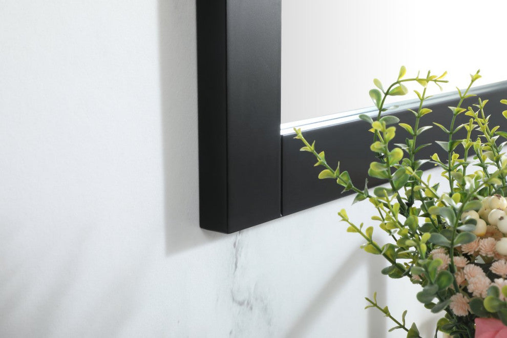 Alice Vanity Mirror, 24"x36", Black