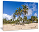 "Anakena Beach in Easter Island" Canvas Print