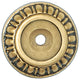 Kensington Back Plate Antique Pewter, 24k Satin Gold