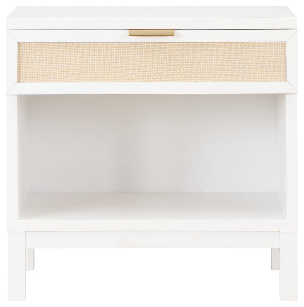 Bayport Cane 1 Drawer Nightstand