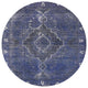 Ahgly Company Indoor Round Mid-Century Modern Area Rugs, 4' Round