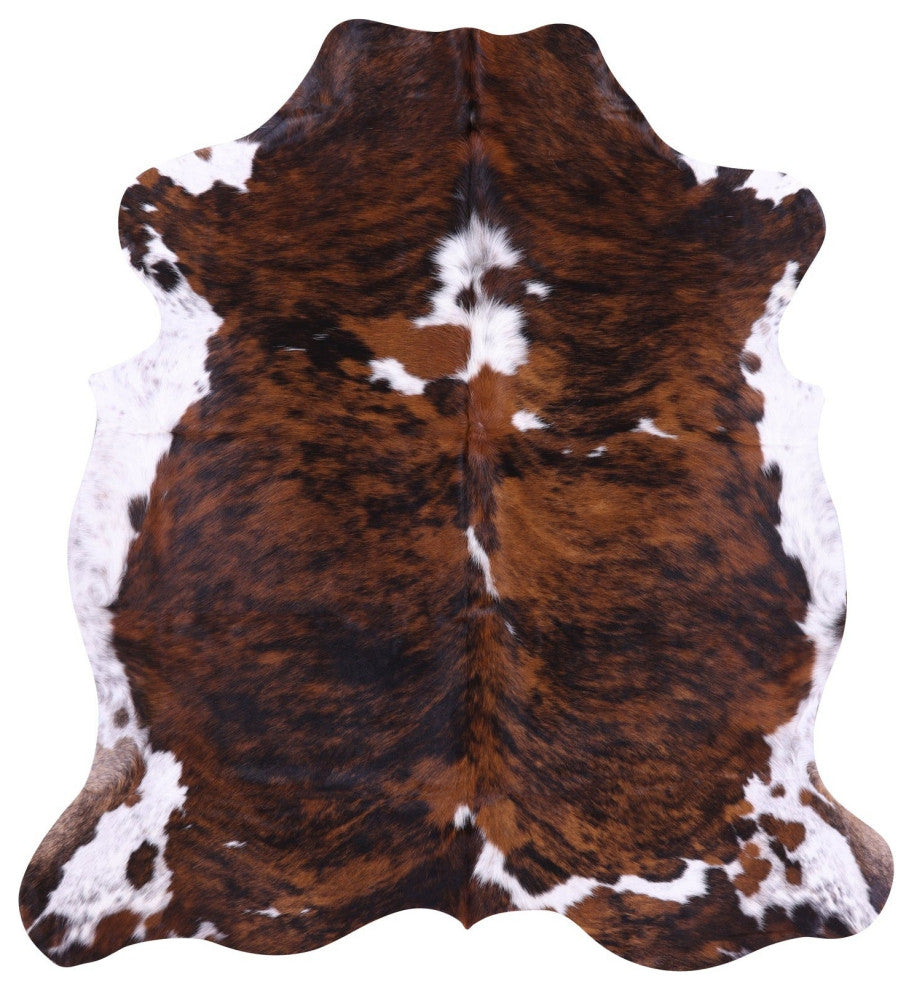 Brindle Natural Cowhide Rug 6' 10" X 6' 4" C2287