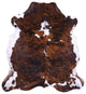 Brindle Natural Cowhide Rug 6' 10" X 6' 4" C2287