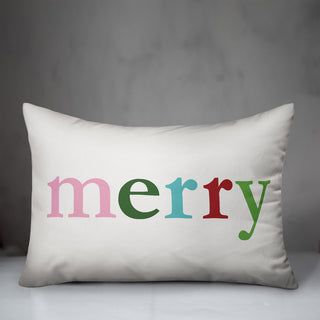 Merry 14"x20" Throw Pillow