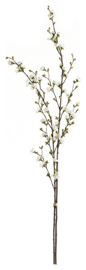 Faux Quince Blossom Branch | 48"� Bundle of 2