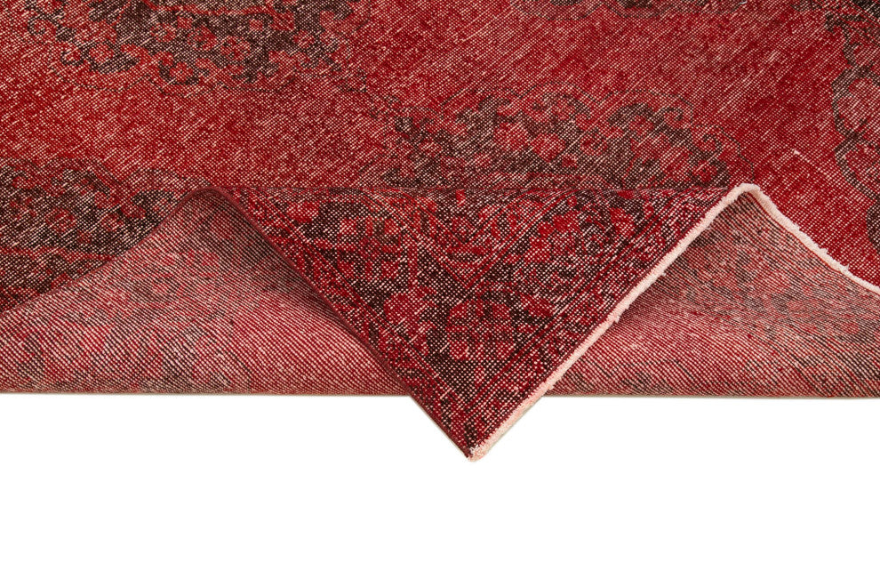 Rug N Carpet - Hand-knotted Anatolian 4' 7" x 13' 1" Rustic Runner Rug