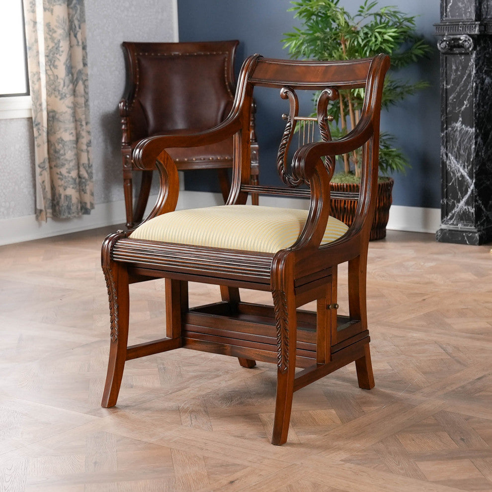 Mahogany Library Chair