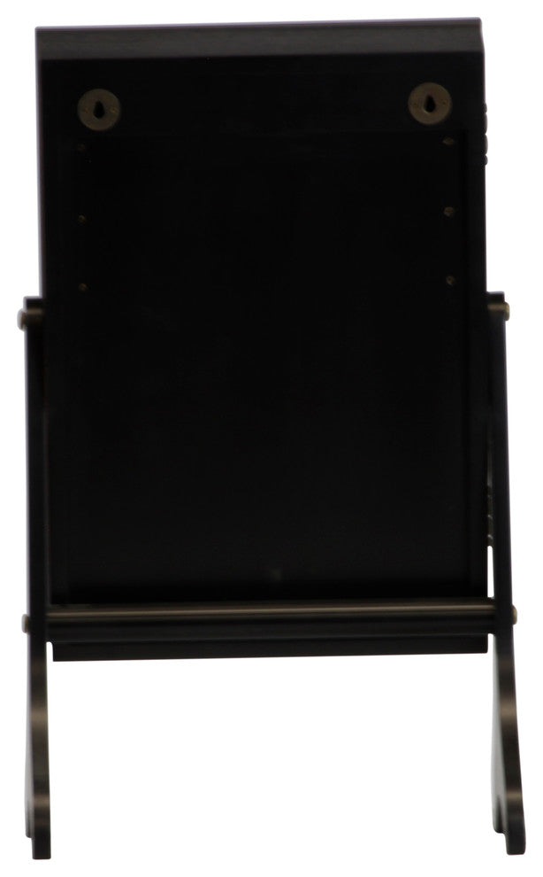 Charlotte Tabletop Jewelry Armoire, Black