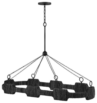 Hinkley Lighting 34107 Raffi 52"W Ring Chandelier - Carbon Black