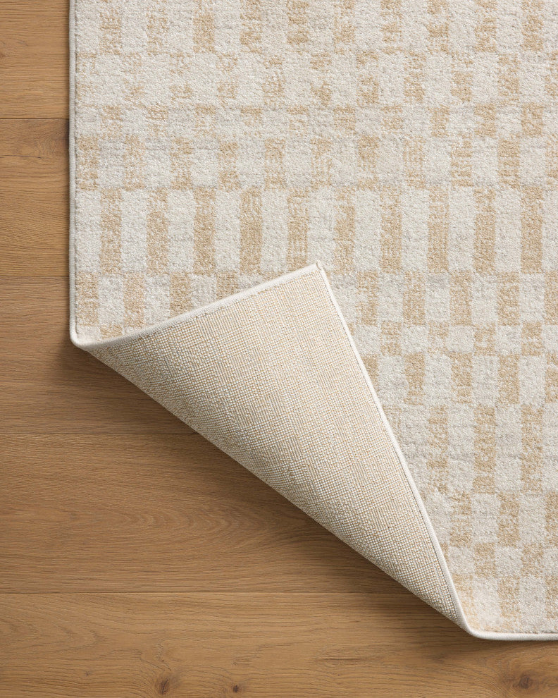 Loloi II Kamala Ivory / Natural 5'-3" x 7'-9" Area Rug