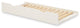 Twin Day Bed With Front Guard Rail and Twin Trundle, Panel Headboard, White