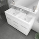 Ripley 48" Double Bathroom Vanity, White