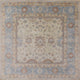 Ahgly Company Indoor Square Mid-Century Modern Area Rugs, 8' Square