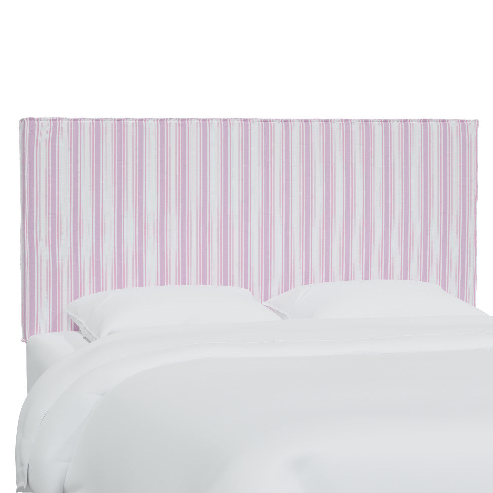 Rachel Ashwell Slipcover Headboard, Sc Brolly Stripe Pink, Full
