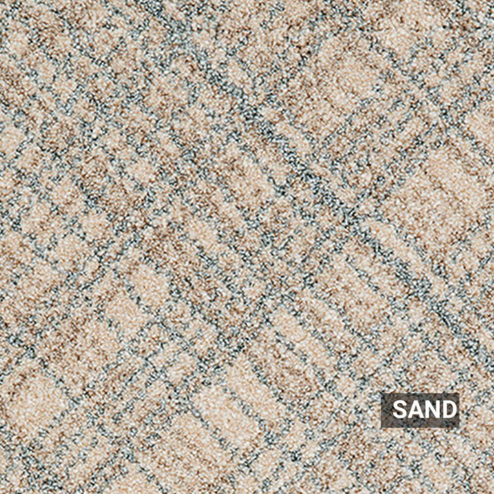 Lake Havasu Contemporary Area Rug, Lake Havasu, Sand, 10'x10'