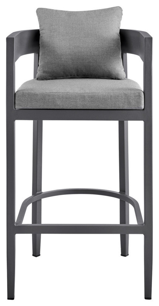 Argiope Outdoor Patio Counter or Bar Height Stool, Counter Height