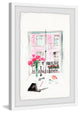 "Window View" Framed Painting Print, 12"x18"