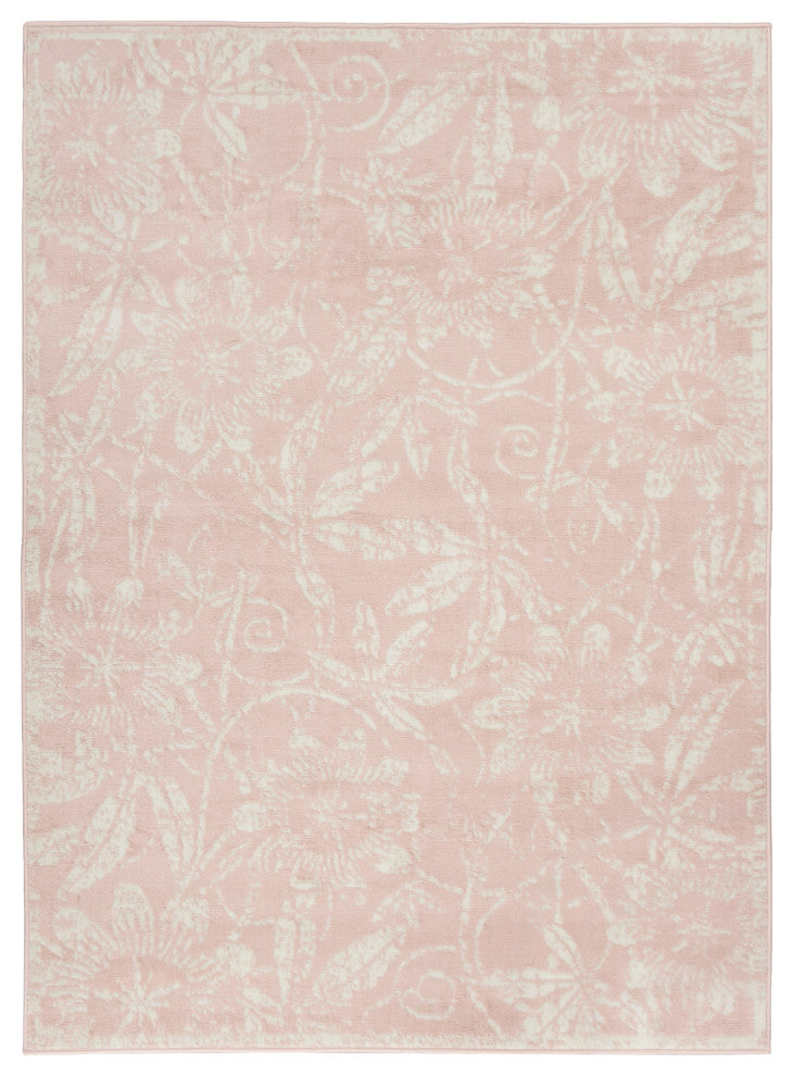 Nourison Whimsicle 6' x 9' Pink Farmhouse Indoor Area Rug