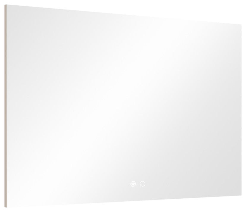 Backlit 3-Color LED Mirror for Bathroom, Anti-Fog Dimmable, 48x36