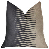 Dreamland Blue and White Luxury Throw Pillow, 24"x24"