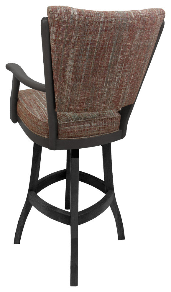 Classic Extra Tall Bar Stool, Watusi Madder, Dark Gray, 34"