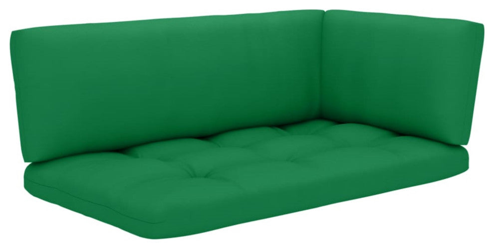 Vidaxl Pallet Sofa Cushions 3-Piece Green