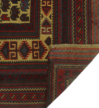 Semi Antique Gulaalai Beige/Rust Rug, 6'5x8'6