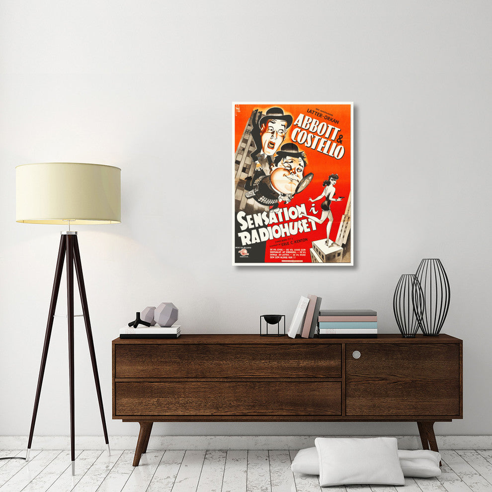 Abbott and Costello, Swedish, Who Done It, 30x40