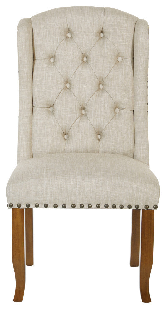 Jessica Tufted Wing Dining Chair