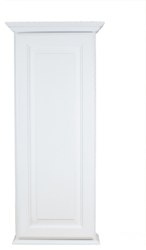 Ashland On the Wall White Cabinet 49.5h x 15.5w x 5.25d