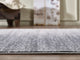 Abani Quartz QRZ130A Shades of Grey Ombre Contemporary Area Rug