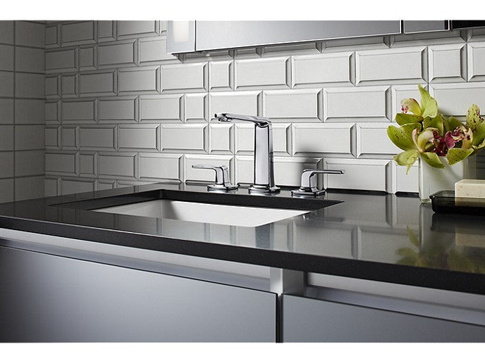Per Se Sink Faucet, Tall Spout, Lever Handles
