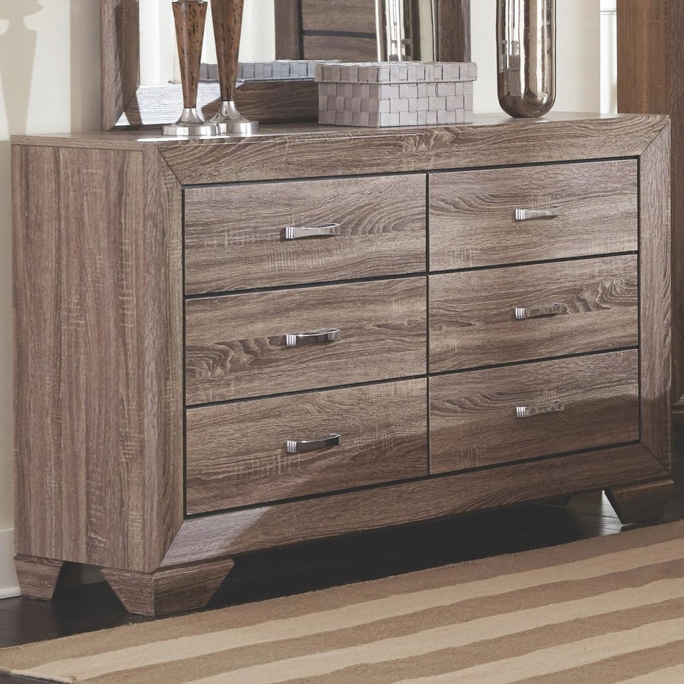 Coaster Furniture Kauffman Dresser, Washed Taupe