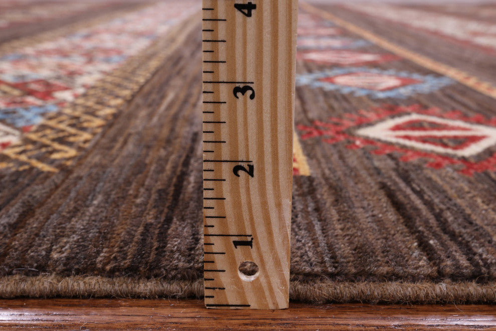 8' 1" X 10' 2" Persian Gabbeh Tribal Handmade Rug Q10205