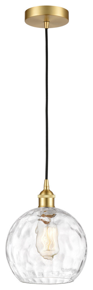 Innovations 616-1P-SG-G1215-8-LED 1-Light Mini Pendant, Satin Gold