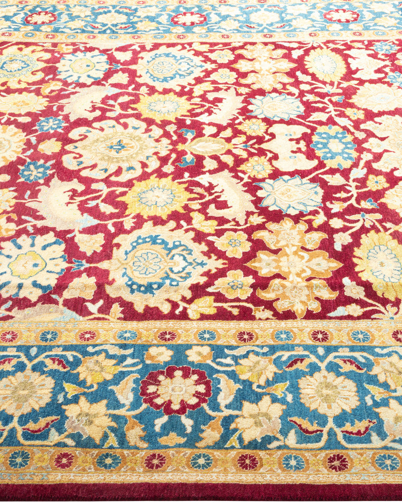 Mogul, One-of-a-Kind Hand-Knotted Area Rug Red, 6'1"x8'9"