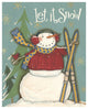 "Snowman Season III" Digital Paper Print by Anne Tavoletti, 24"x30"
