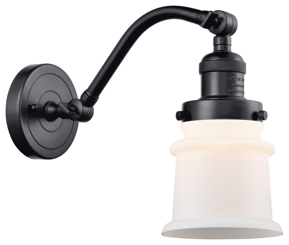 INNOVATIONS LIGHTING 515-1W-BK-G181S-LED Small Canton 1 Light Sconce
