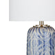 Jeers Table Lamp - Blue/White