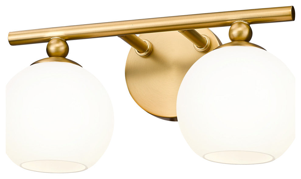 Z-LITE 2-Light Vanity, Modern Gold