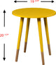 SEI Laney Round Accent Table